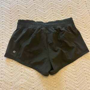 Lululemon Dark Green Hotty Hot Short